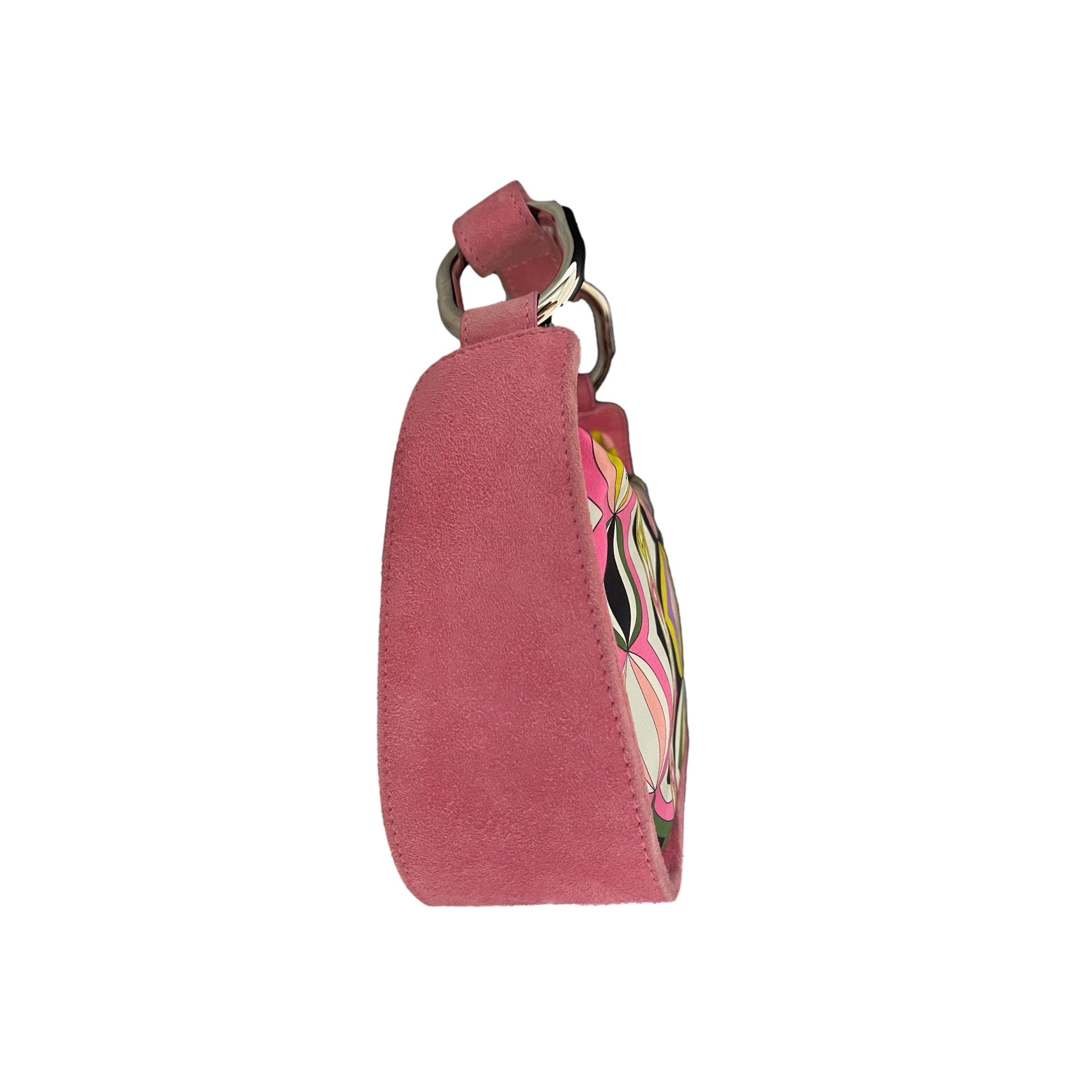 Treasures of NYC - Pucci Pink Print Suede Mini Bag