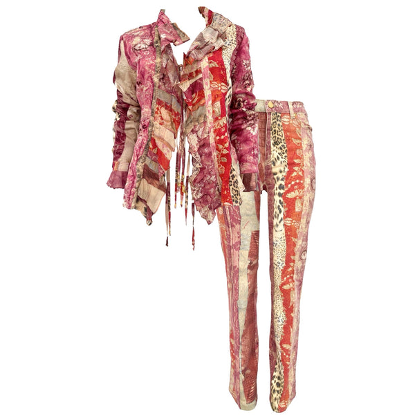Roberto Cavalli Floral Pant Set - Apparel