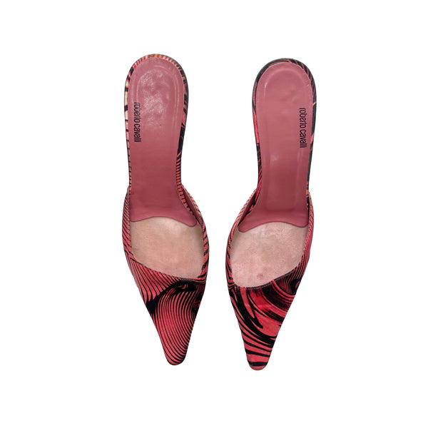 Roberto Cavalli Pink Kitten Heel - Shoes