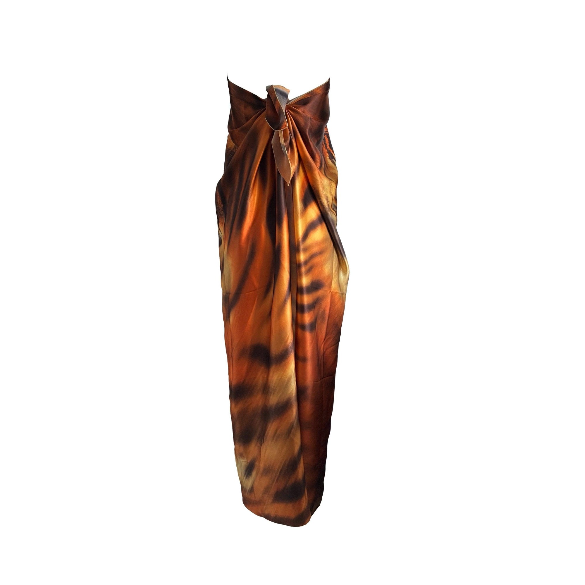 Roberto Cavalli Tiger Print Wrap - Accessories