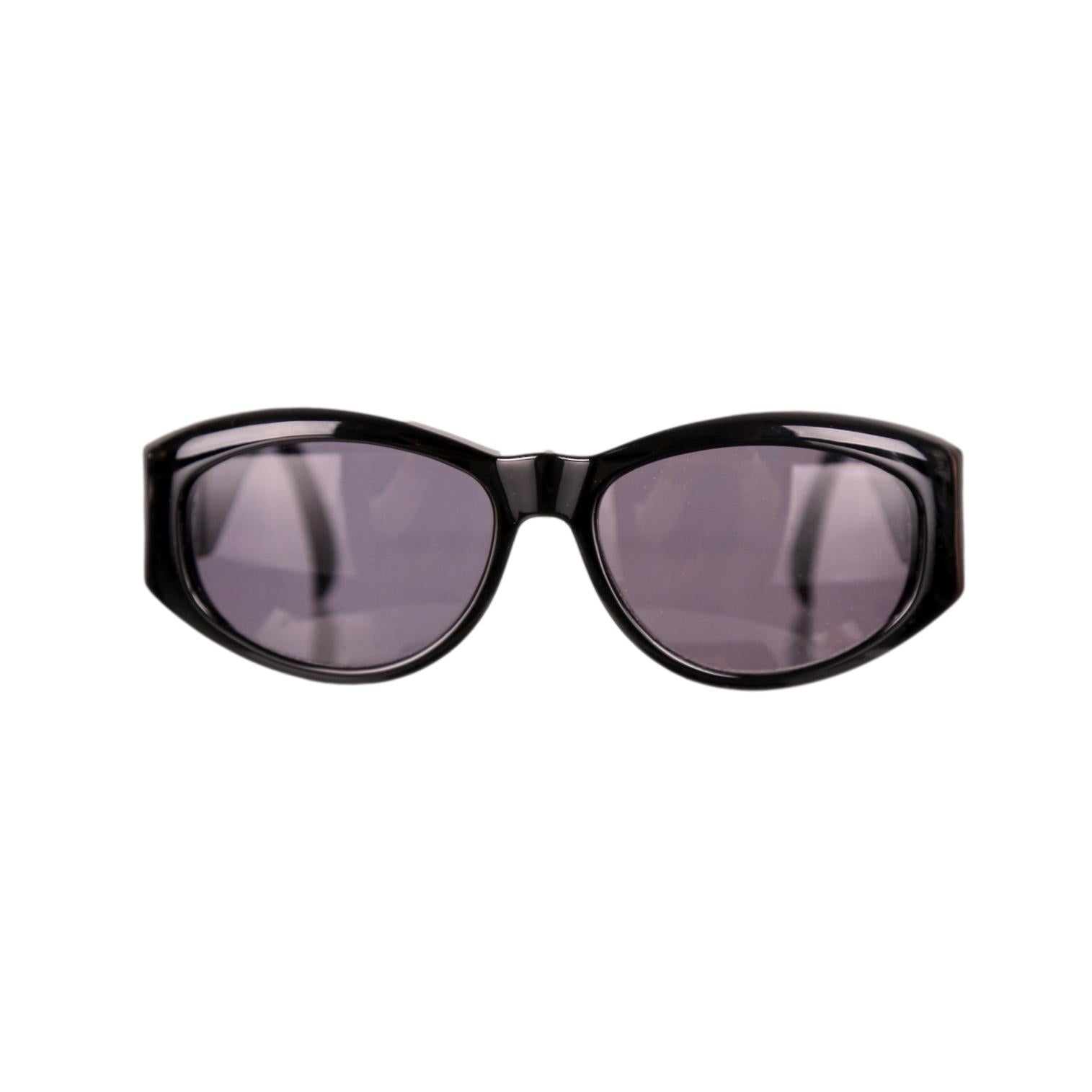 Versace Black Greek Key Sunglasses - Sunglasses