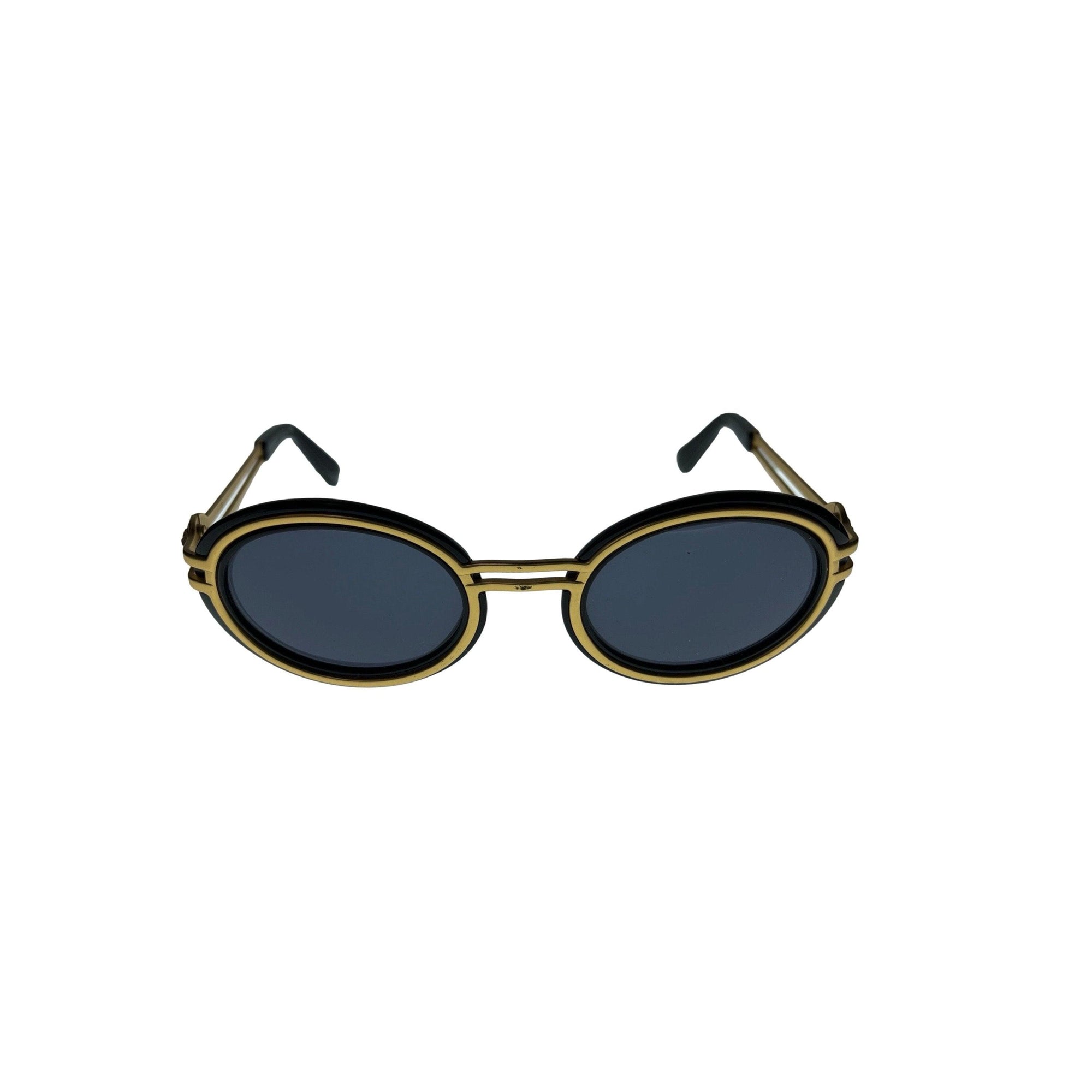 Versace Black Round Sunglasses - Sunglasses