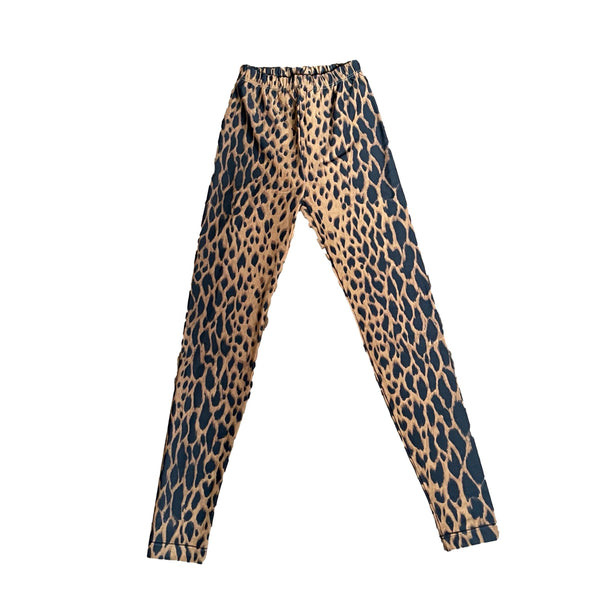Versace Brown Cheetah Leggings - Apparel