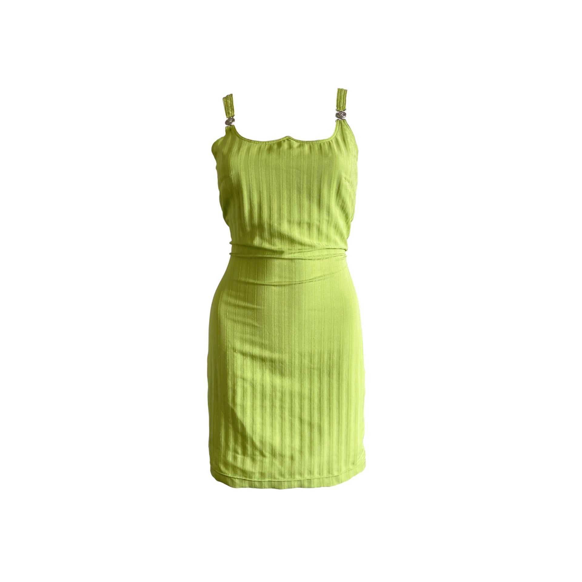 Versace Lime Green Dress
