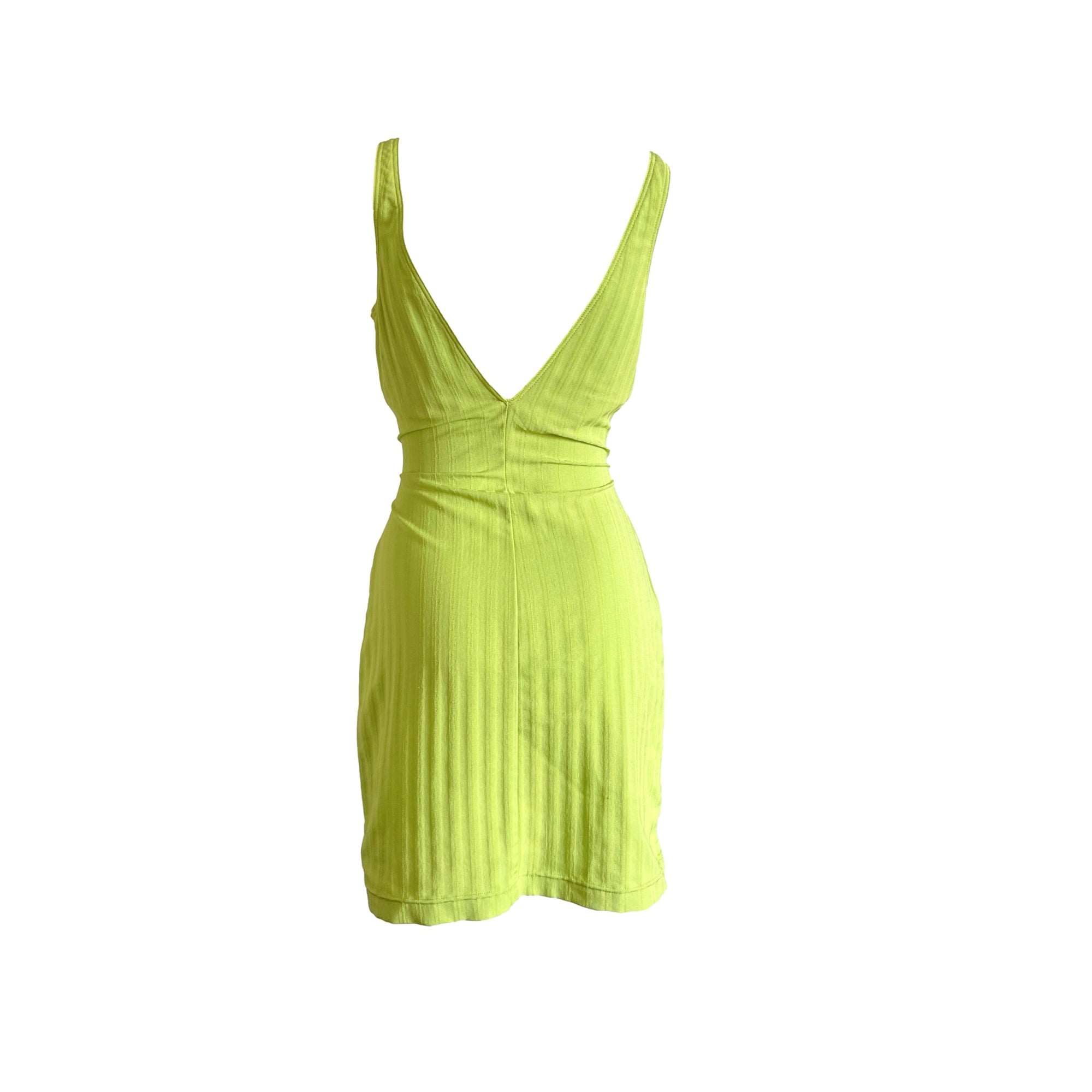 Versace Lime Green Dress - Apparel