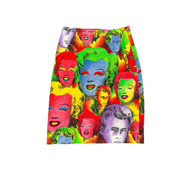 Versace Pop Art Print Skirt - Apparel