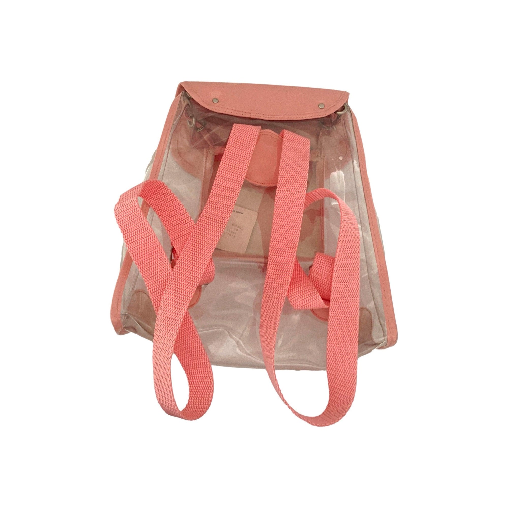 Versace Transparent Pink Backpack - Handbags