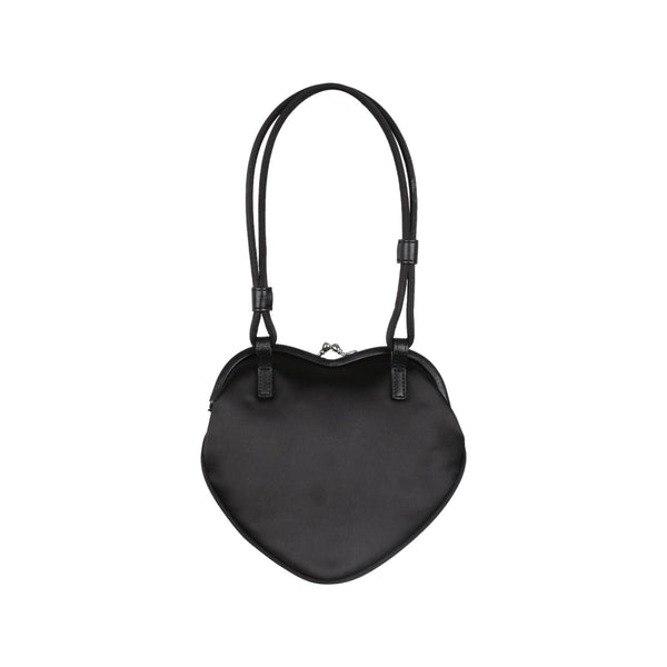 Vivienne Westwood Black Heart Kiss Lock Bag - Handbags