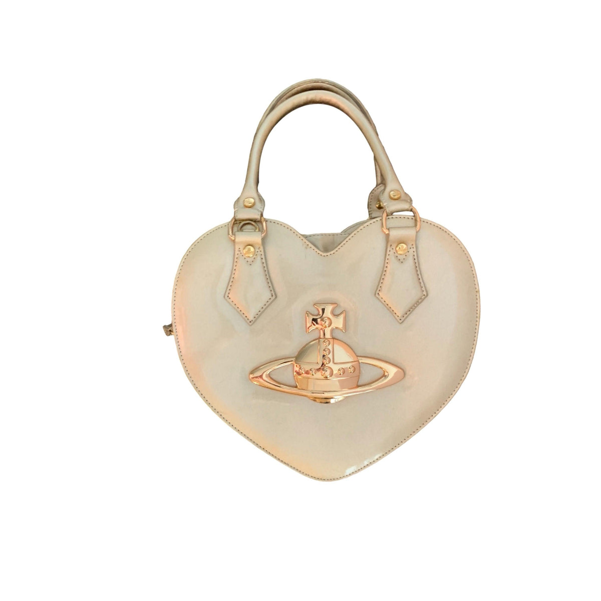 Treasures of NYC - Vivienne Westwood Gold Heart Bag