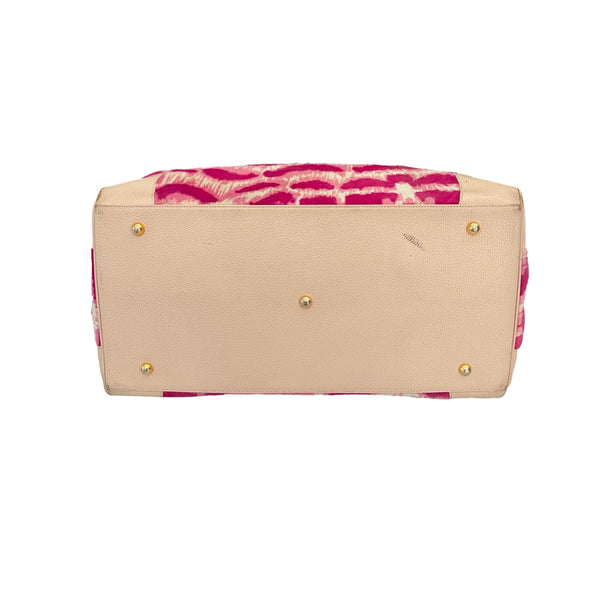 Vivienne Westwood Hot Pink Calf Hair Weekender - Handbags