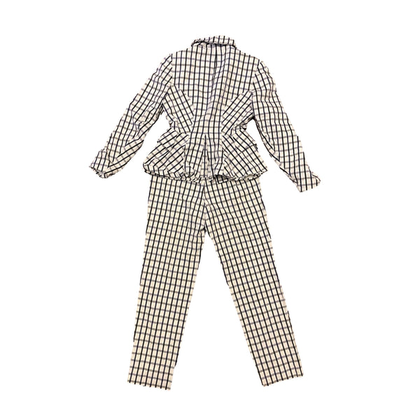 Vivienne Westwood Navy Checkered Pant Set - Apparel
