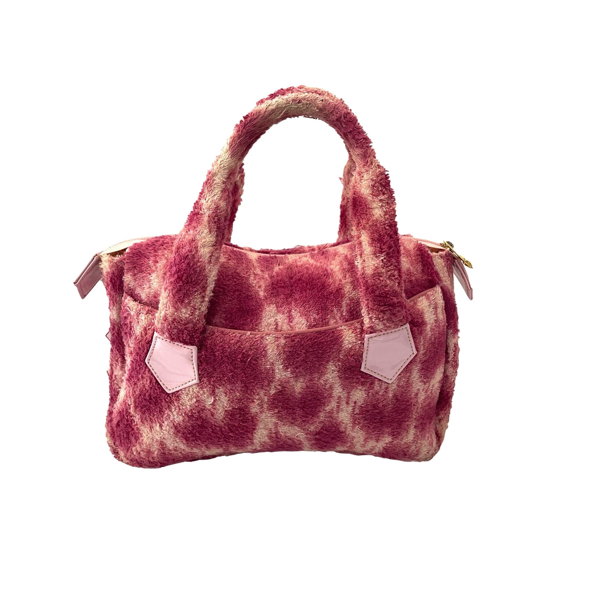 Vivienne Westwood Pink Tie Dye Terry Cloth Bag - Handbags