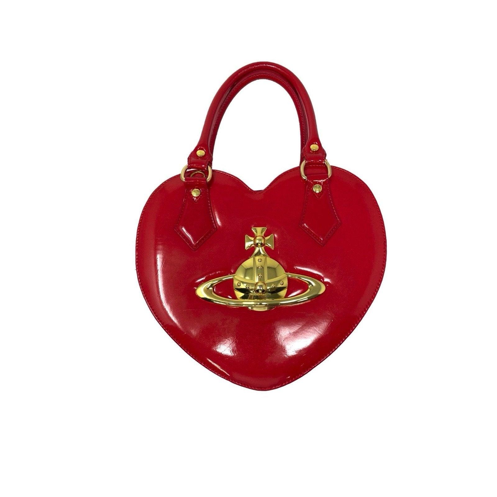 Vivienne Westwood Red Heart Bag - Handbags