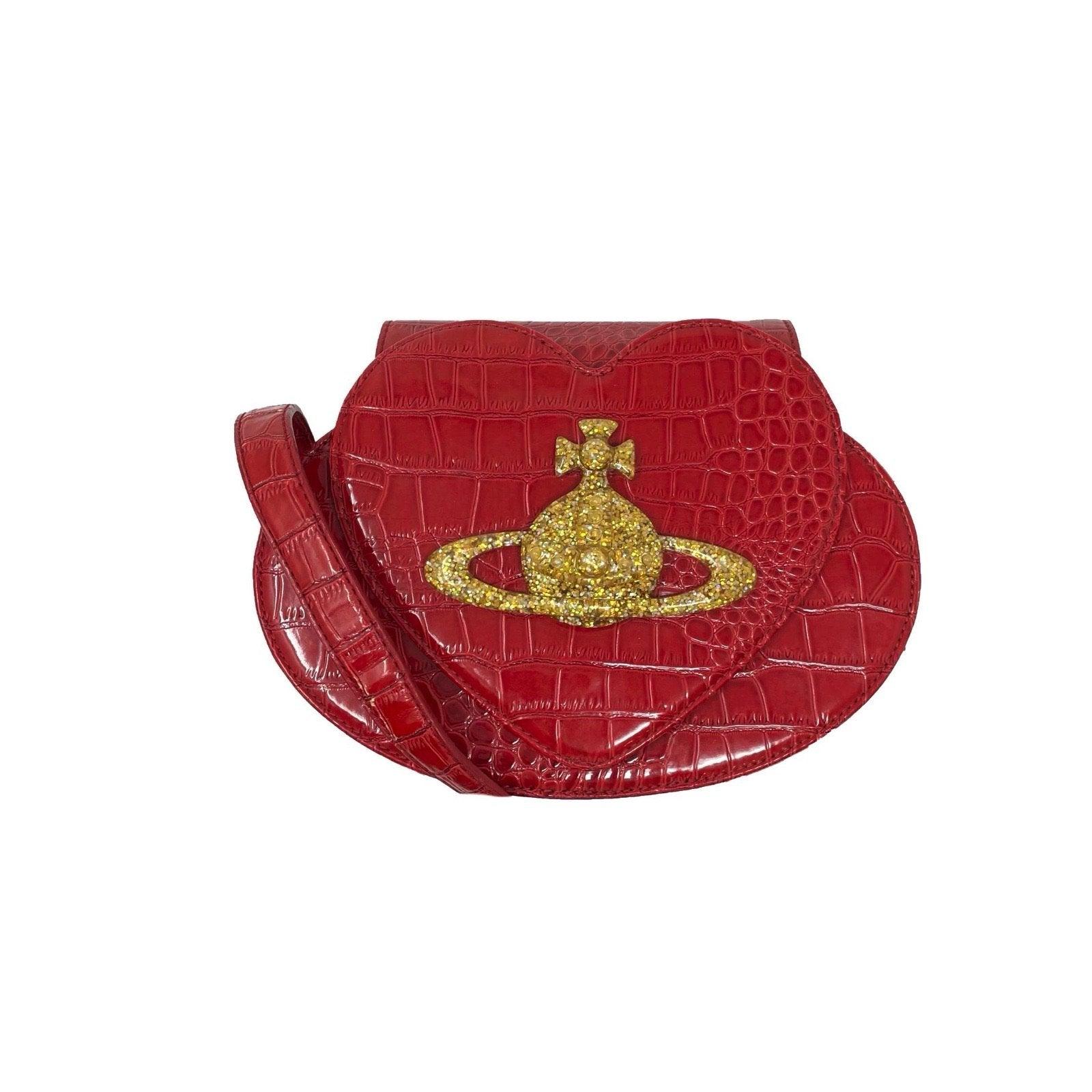 Vivienne Westwood Red Heart Crossbody Bag - Handbags