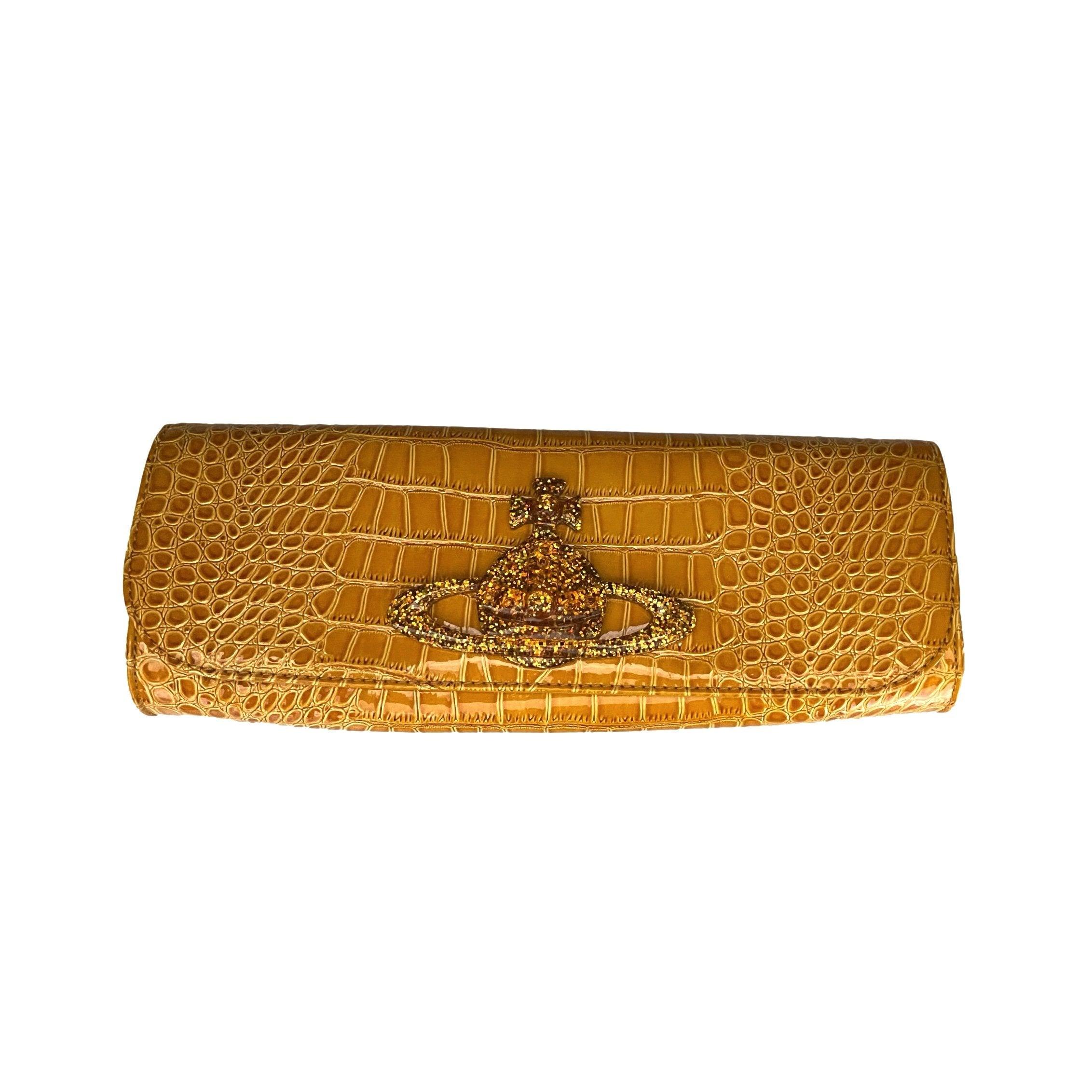 Treasures of NYC - Vivienne Westwood Yellow Croc Embossed