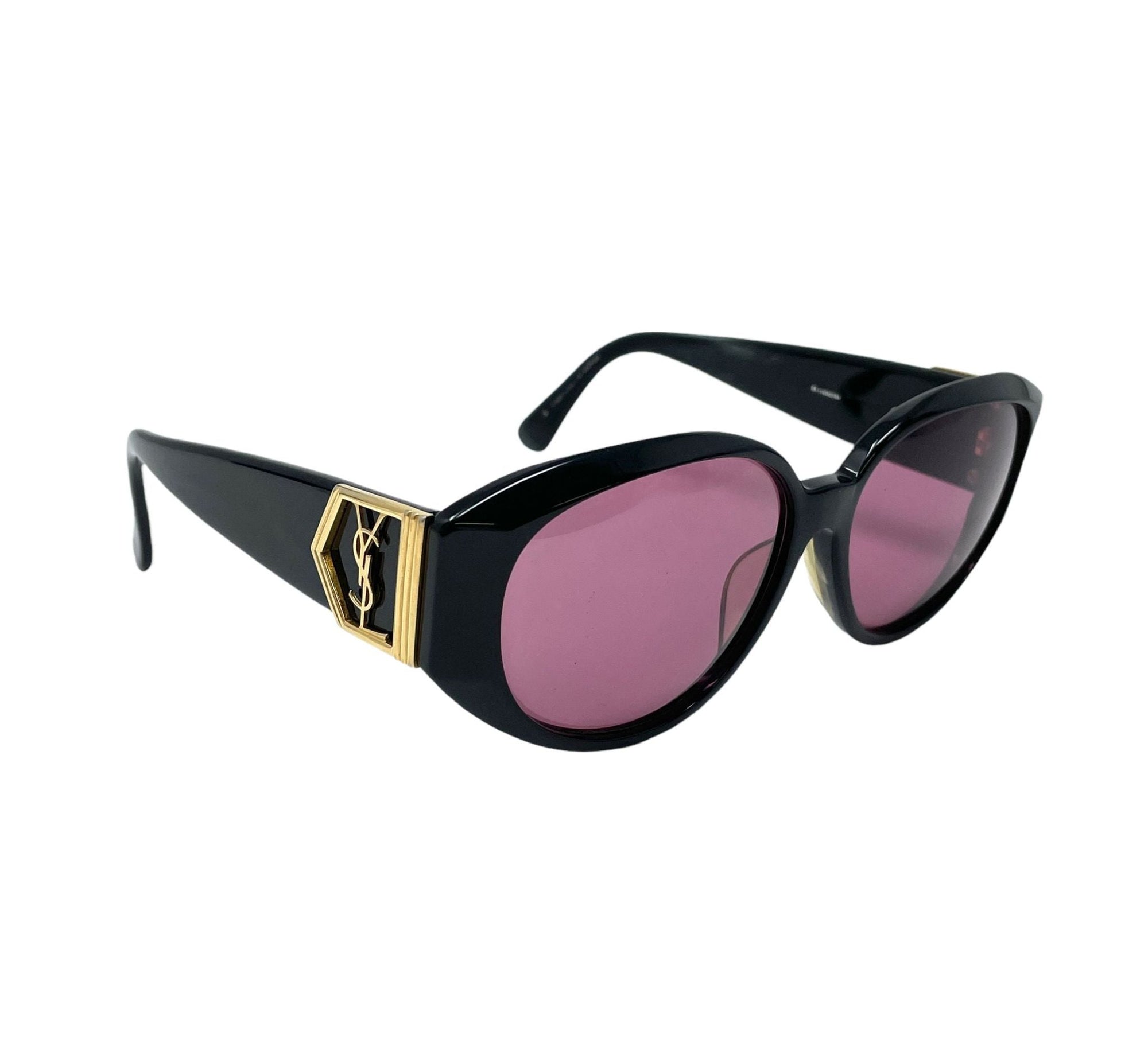 YSL Black Jumbo Logo Sunglasses - Sunglasses