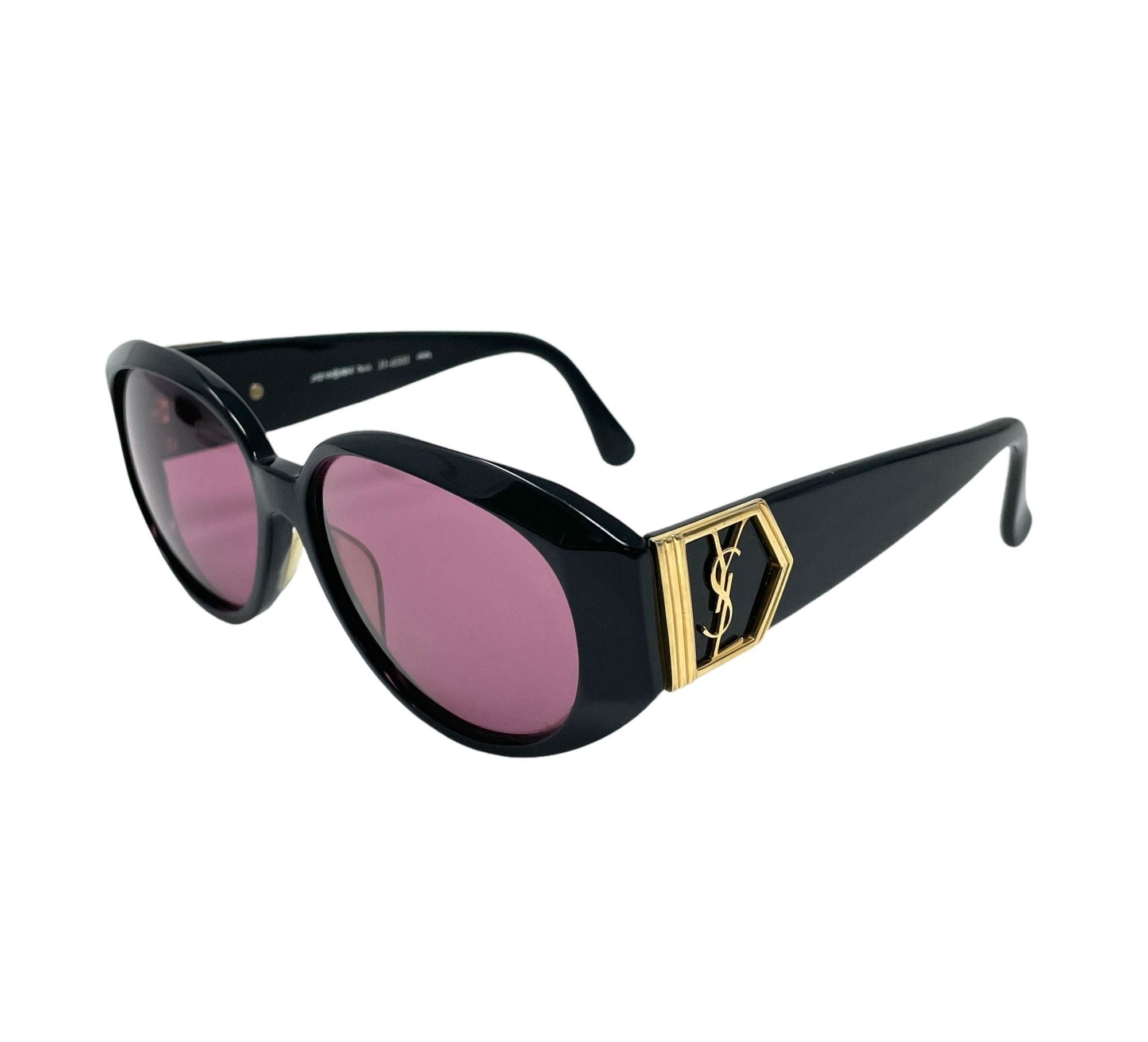YSL Black Jumbo Logo Sunglasses - Sunglasses