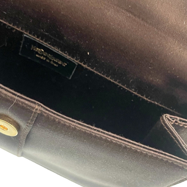 YSL Brown Mini Top Handle Bag - Handbags