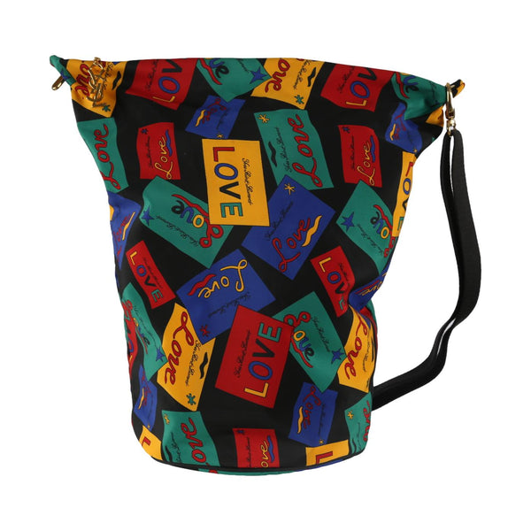 YSL Multicolor ’Love’ Print Backpack - Handbags
