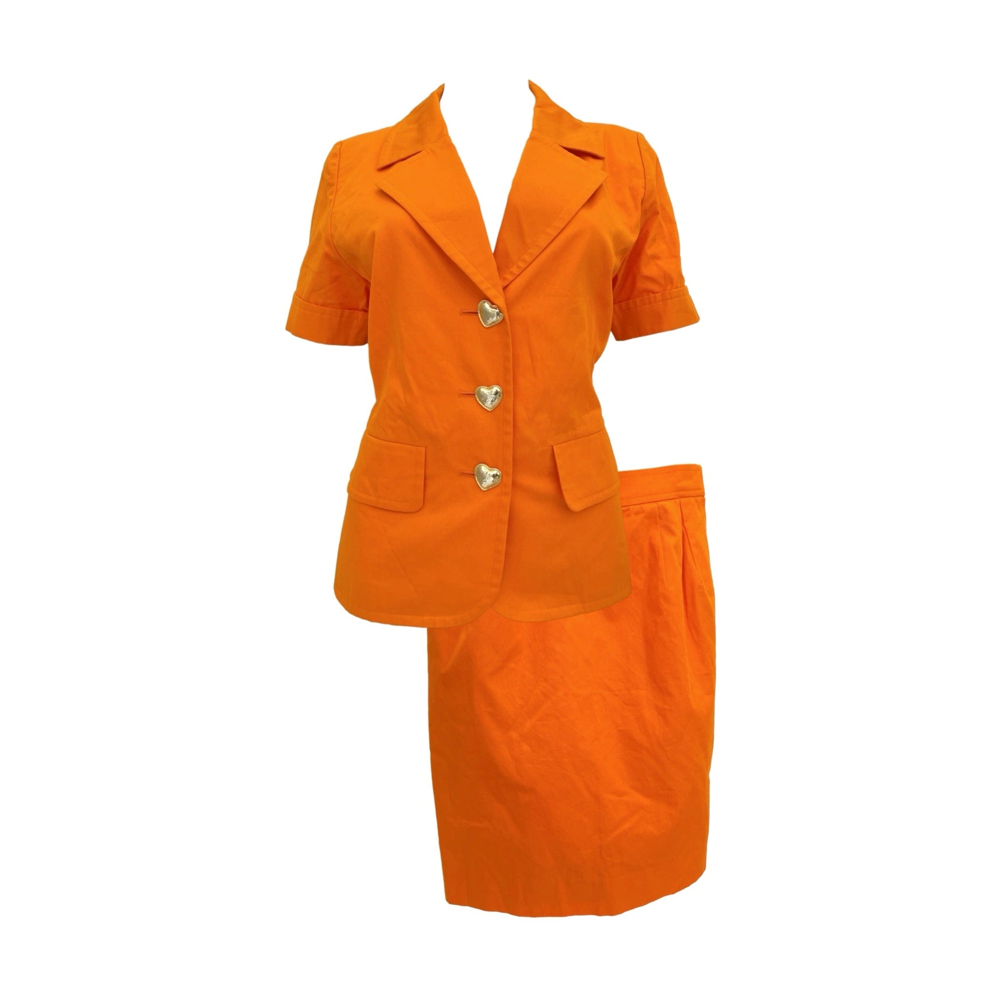 YSL Orange Skirt Set - Apparel
