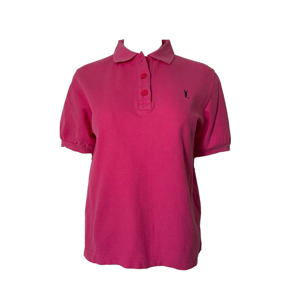 YSL Pink Logo Polo - Apparel