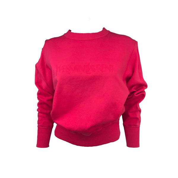 YSL Pink Logo Sweatshirt - Apparel