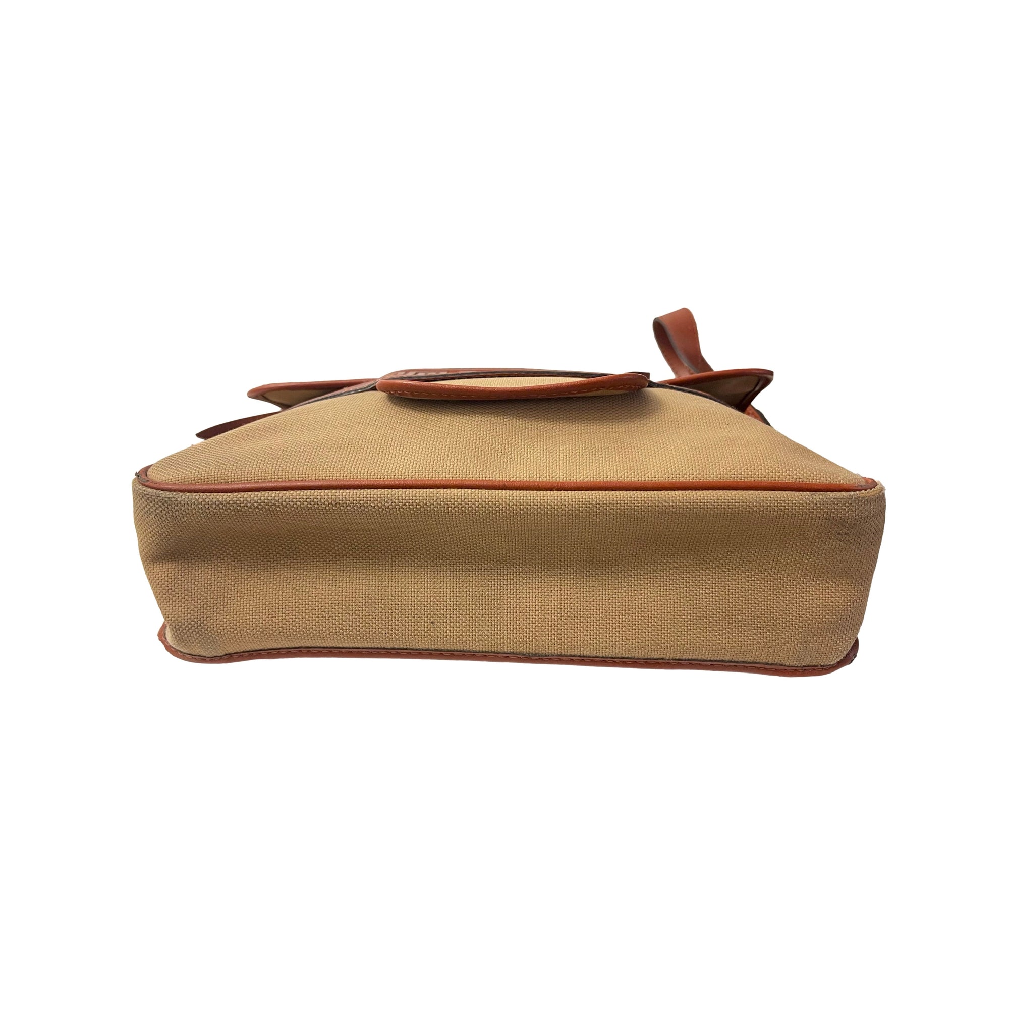 YSL Tan Logo Shoulder Bag - Handbags