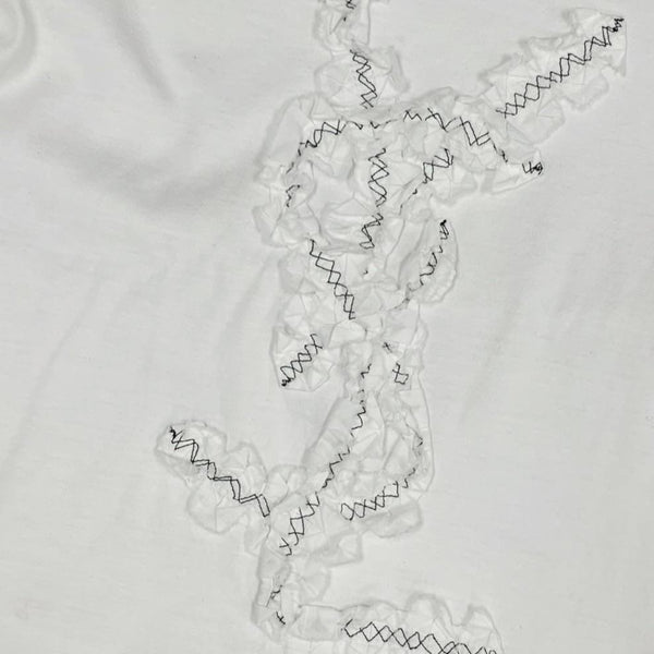 YSL White Logo Long Sleeve - Apparel